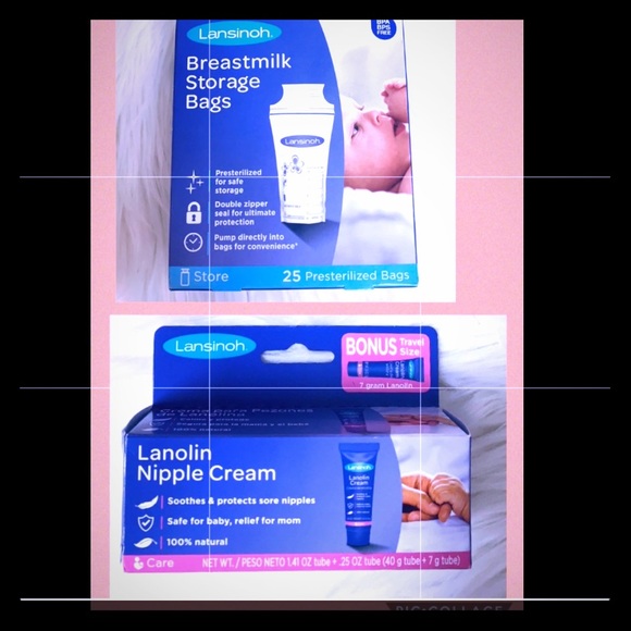 Storage Nursing Bags AND Lanolin Nipple Cream - Picture 2 of 5